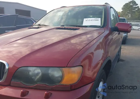 2002 BMW X5 3.0I из США, поврежденный, VIN 5UXFA53572LP57733